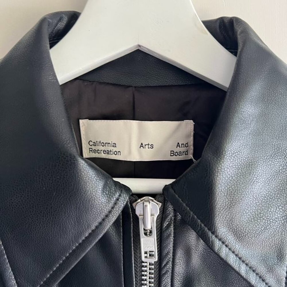 🖤 California Arts Fairfax Vegan Leather Blouson – Size XS